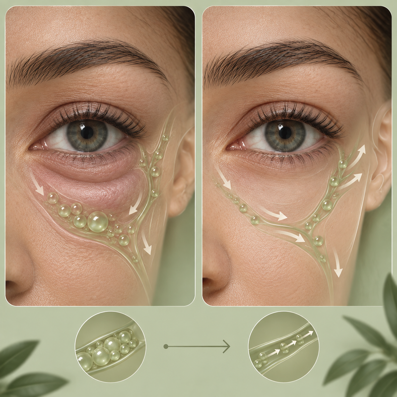 Drain Under-Eye Fluid causing Swelling